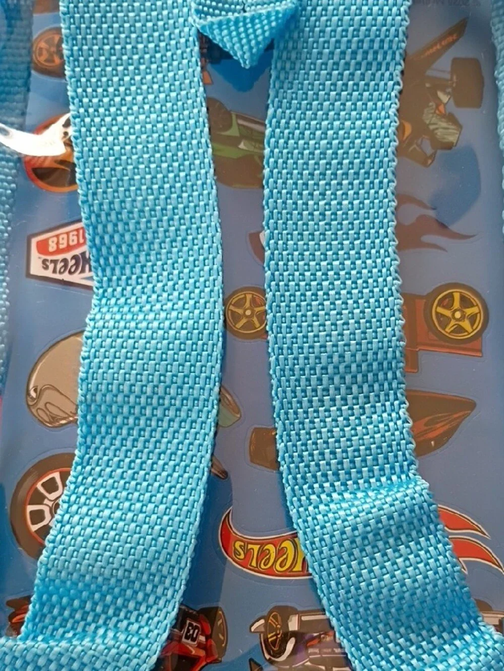 Hot Wheels Clear Toy Pouch with Blue Car Graphic